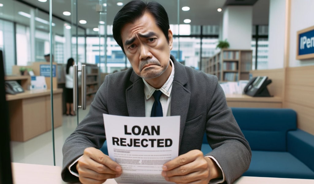 he got rejected for a business loan due to his poor credit score