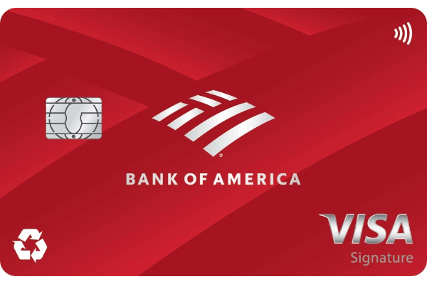 Bank of America® Customized Cash Rewards Secured Credit Card for building credit score