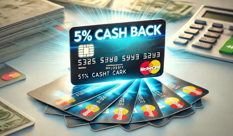 top 6 Cash Back Credit Cards that offer-at least 5 percent