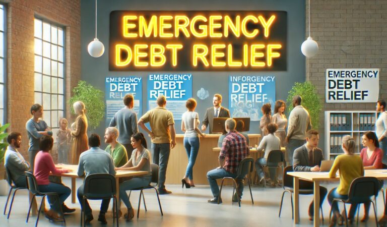 types of emergency debt relief programs in the US