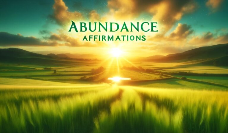 wealth abundance affirmations to attract prosperity