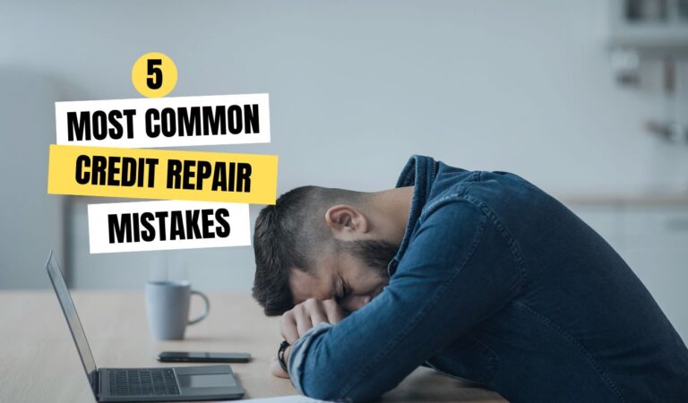 common credit repair mistakes